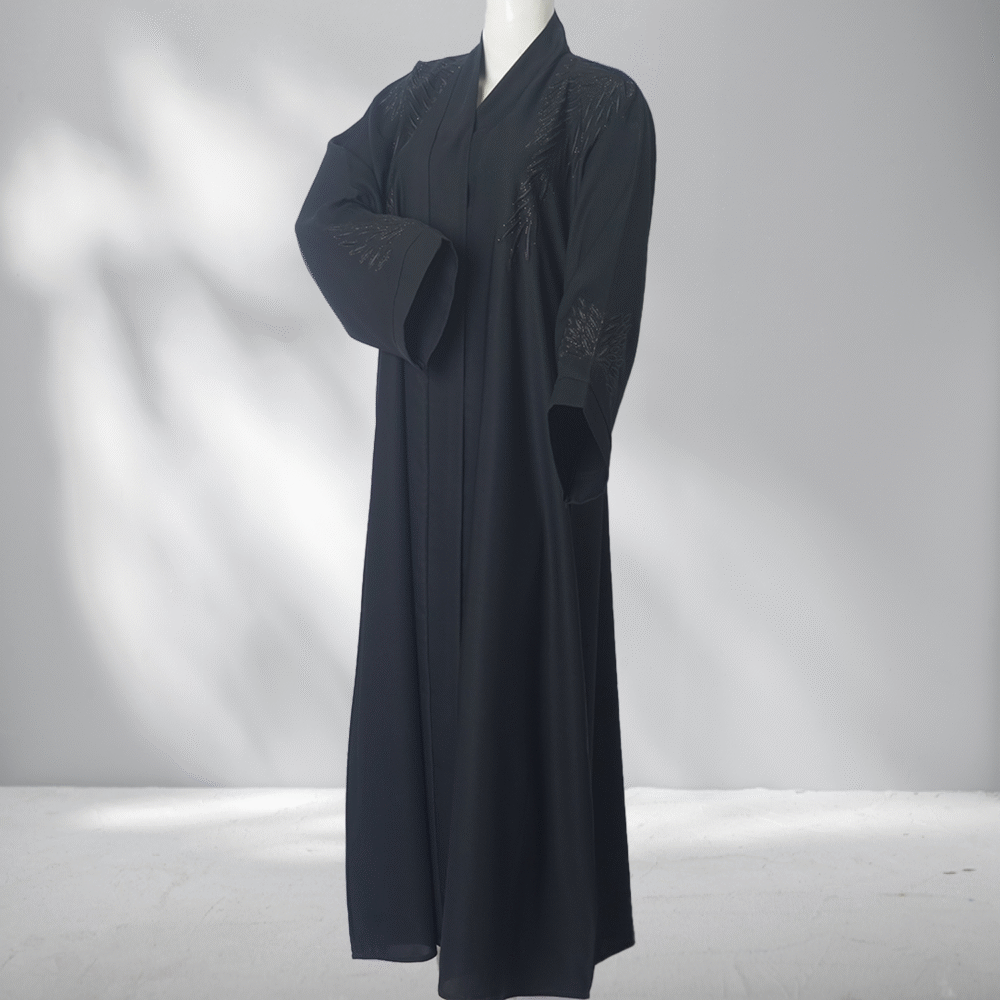 Black Embroidry in Black Stone - Image 2